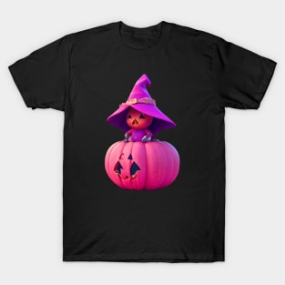 Halloween pink pumpkin T-Shirt